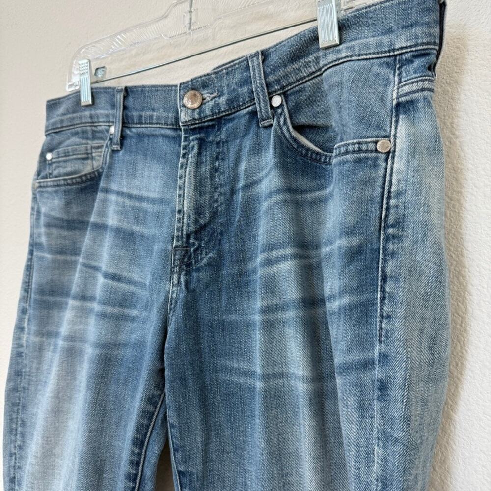 7 For All Mankind Slimmy Foolproof Denim Jeans Light Wash Size 33 Men’s - Picture 2 of 5